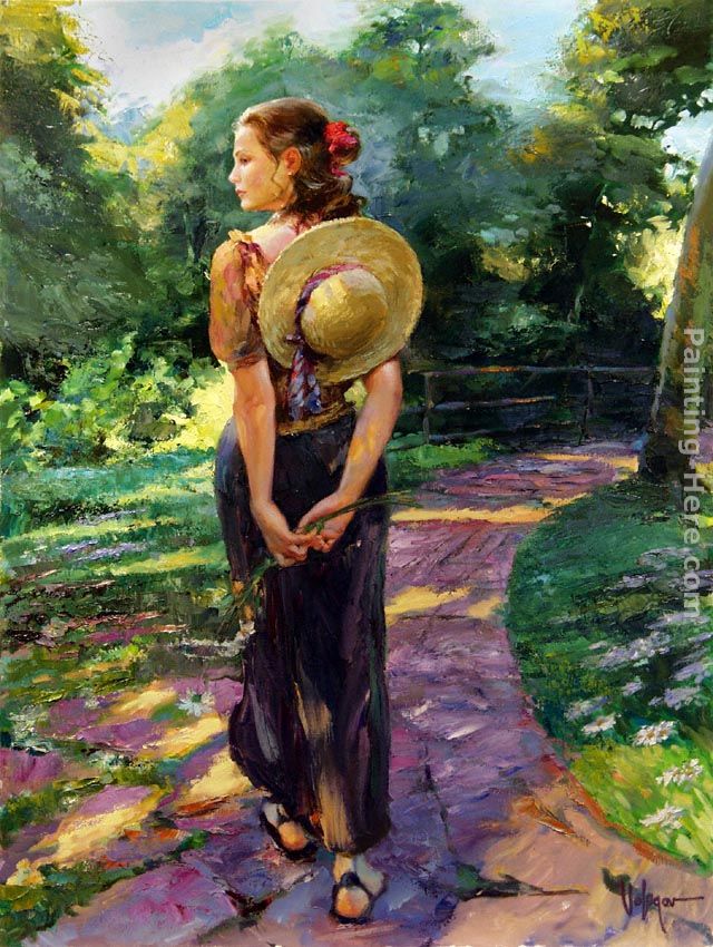 Out For a Walk painting - Vladimir Volegov Out For a Walk art painting